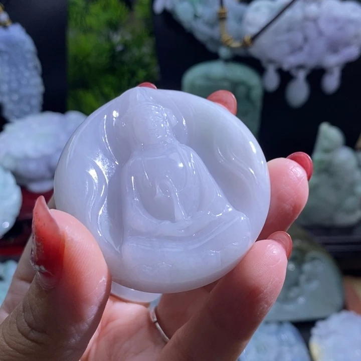 【闪购商品】颈饰未镶嵌翡翠观音