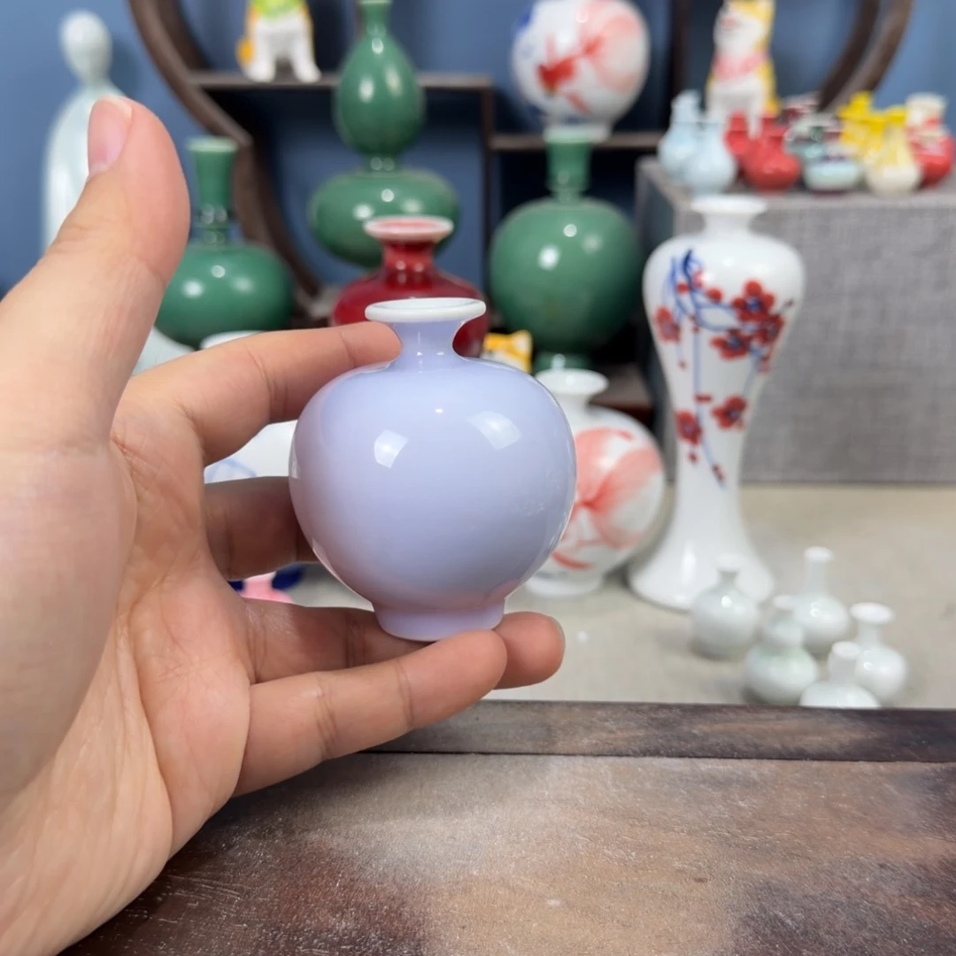 陶瓷手工小花器摆件