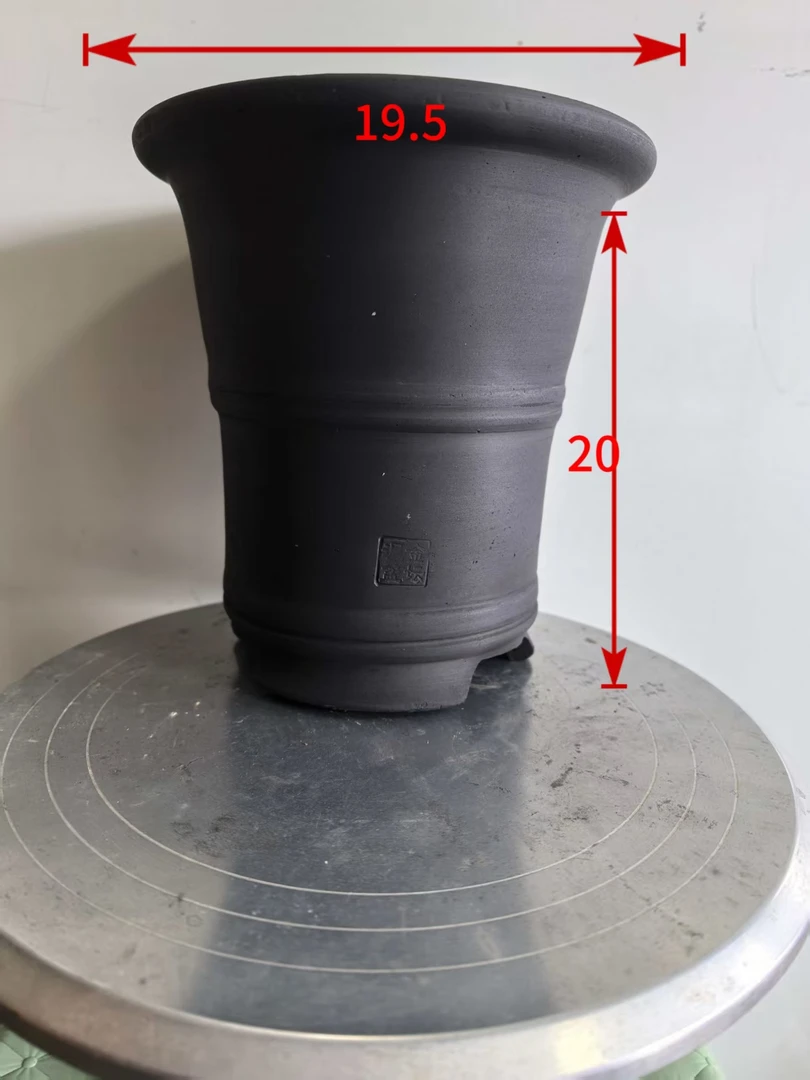 金坛泥盆7寸竹节2只