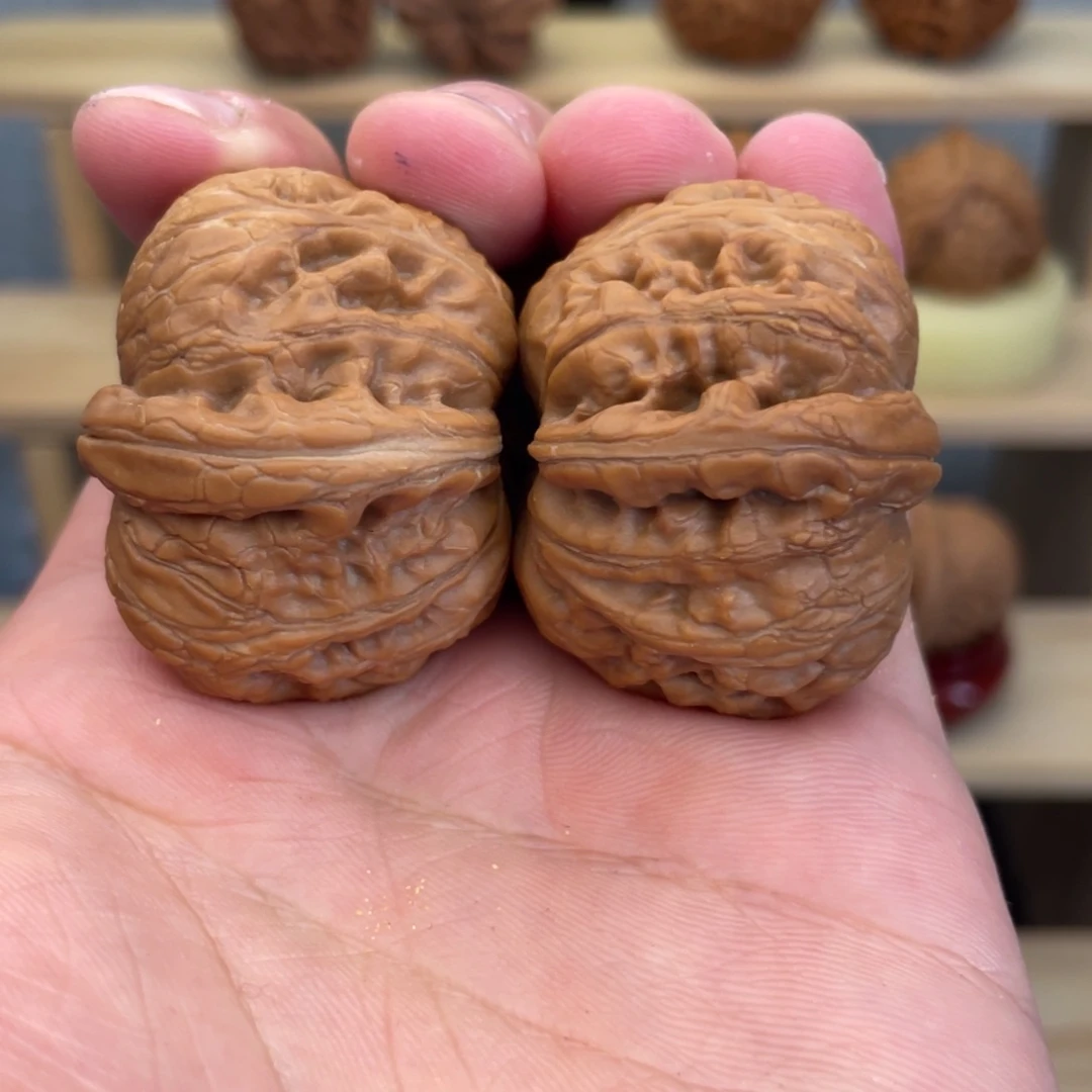 吊坠文玩核桃元宝38全品