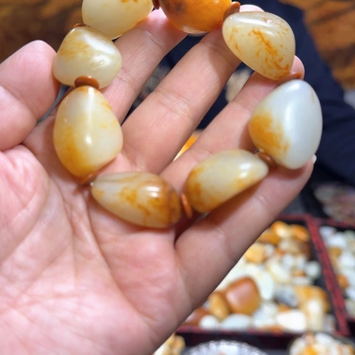 和田玉手链未镶嵌