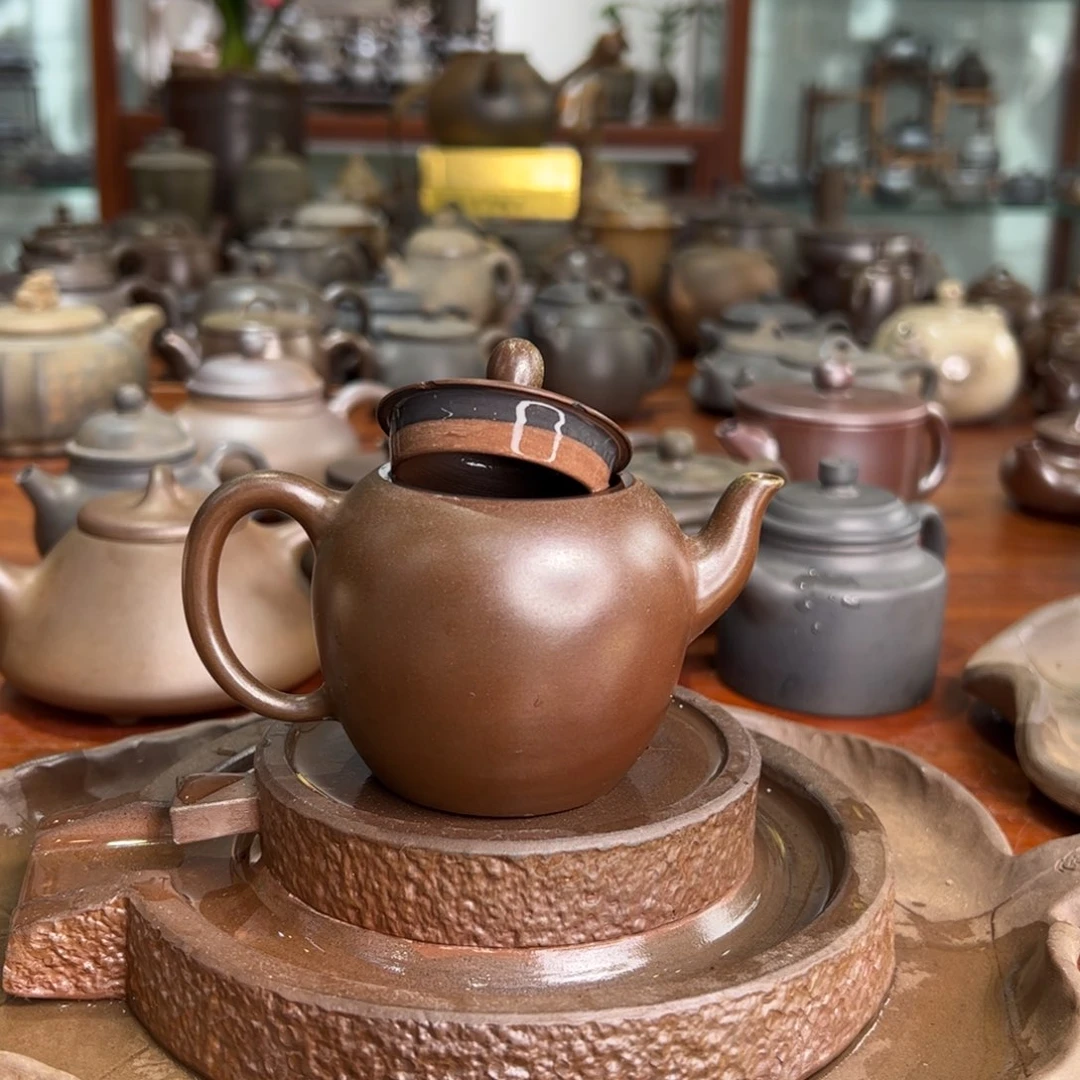 贵台龙窑柴烧茶壶A21