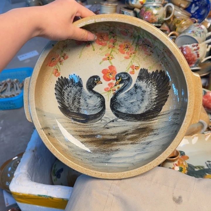 瓷片景德镇陶瓷手工手绘