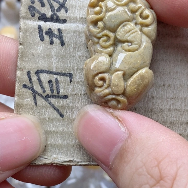 颈饰未镶嵌硅化珊瑚（珊瑚玉）A****)小