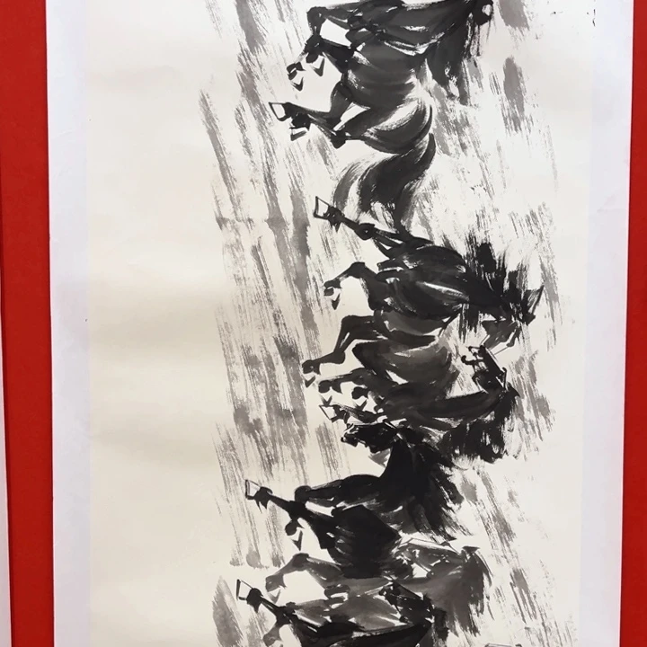 国画花鸟的翅膀和翅膀都是白色70.140