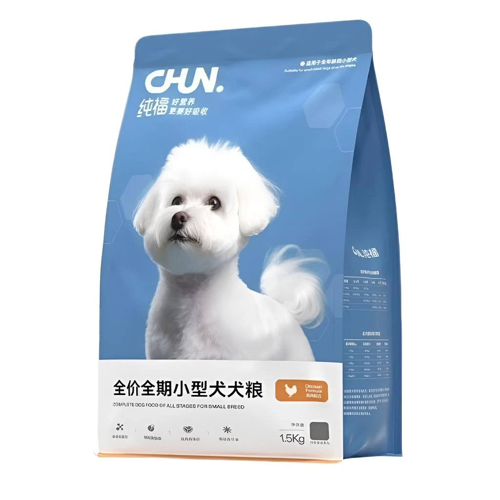纯福小型犬通用型犬粮幼犬成犬专用泰迪比熊狗粮官方正品纯福狗粮