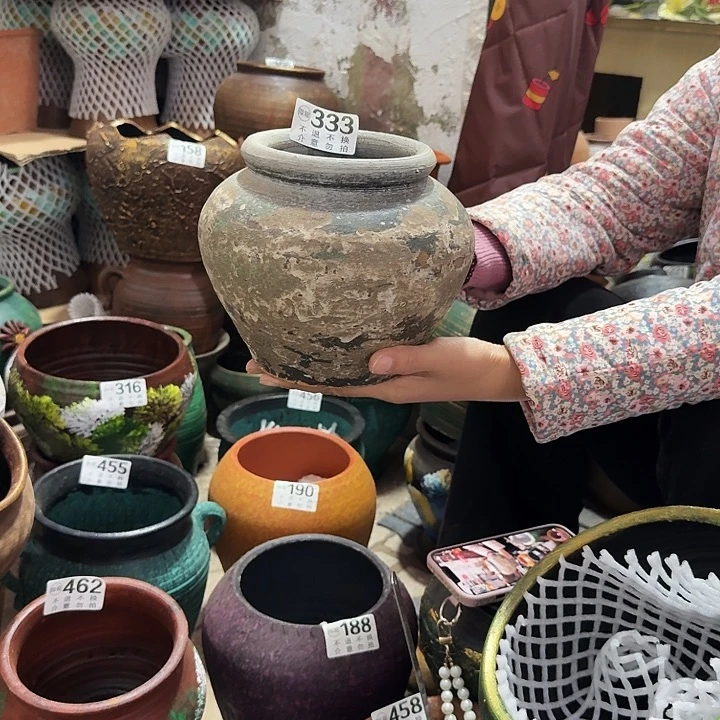 彩坛子333高度16口径12