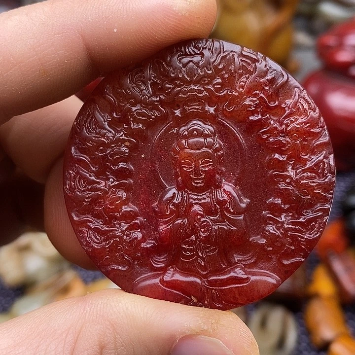 未镶嵌蛇纹石玉颈饰