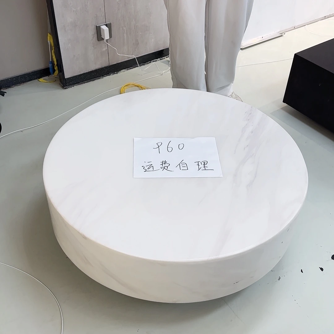 大理石大理石圆形悬浮茶几 运费自理