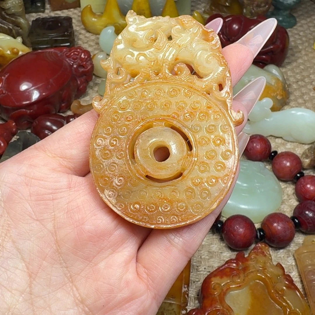 白玉菩提吊坠挂件