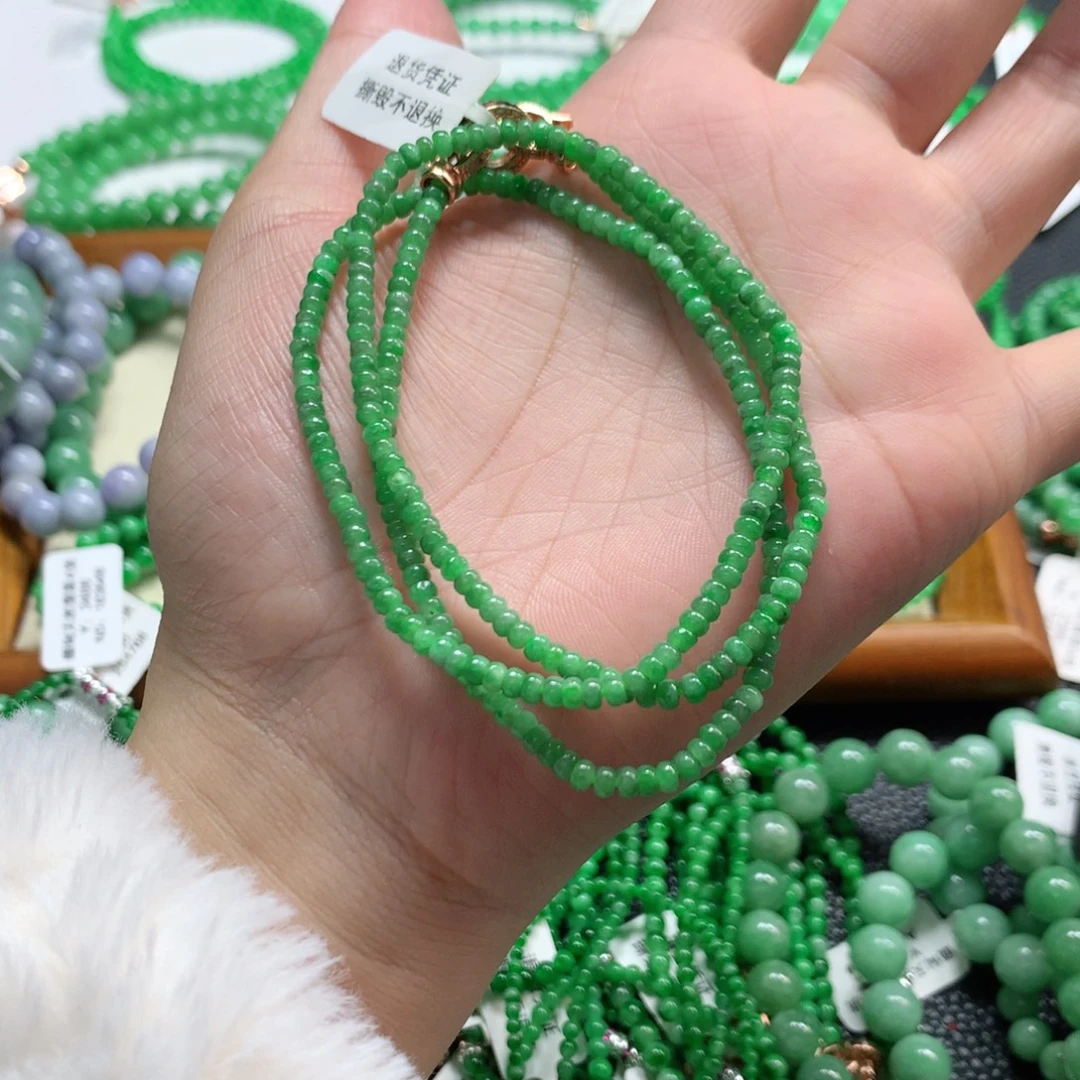 翡翠未镶嵌手链翡翠