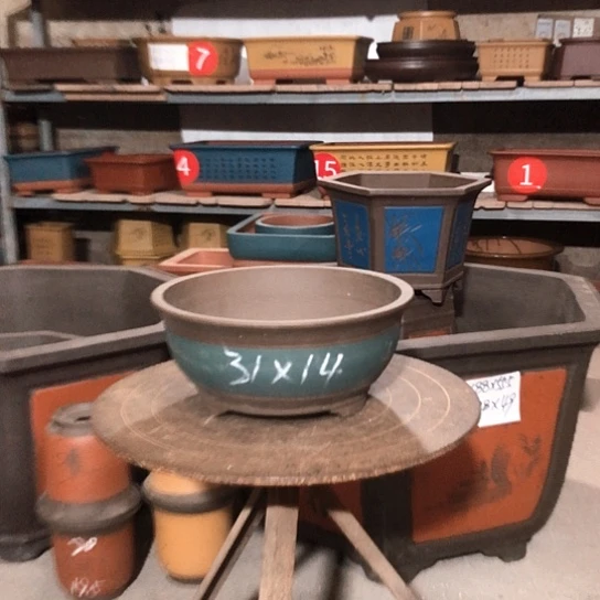 紫砂紫砂花盆包邮