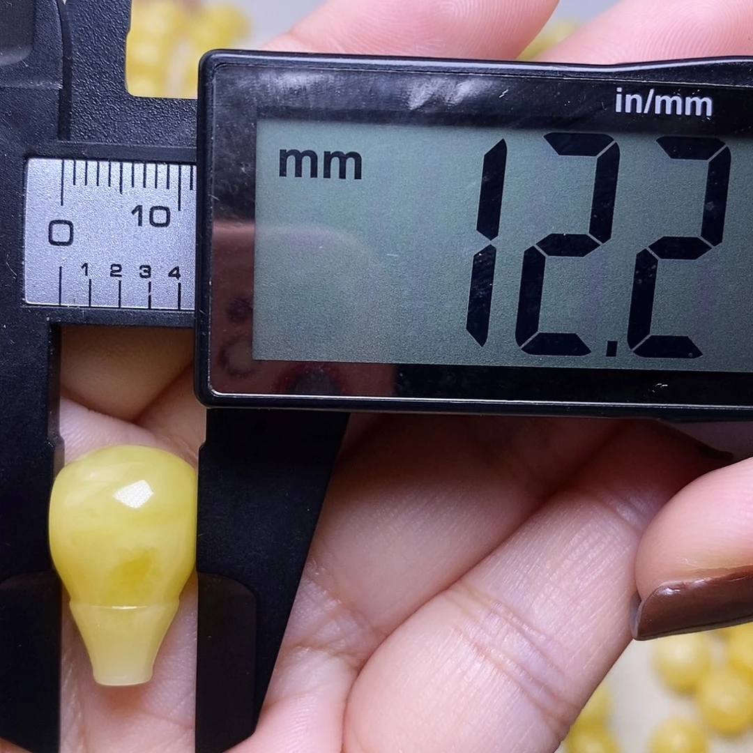 裸石琥珀未镶嵌蜜蜡三通