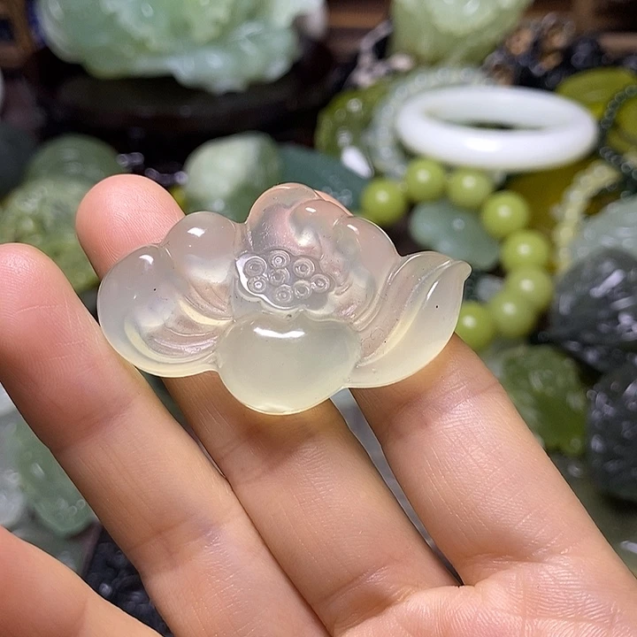 岫玉未镶嵌岫玉颈饰