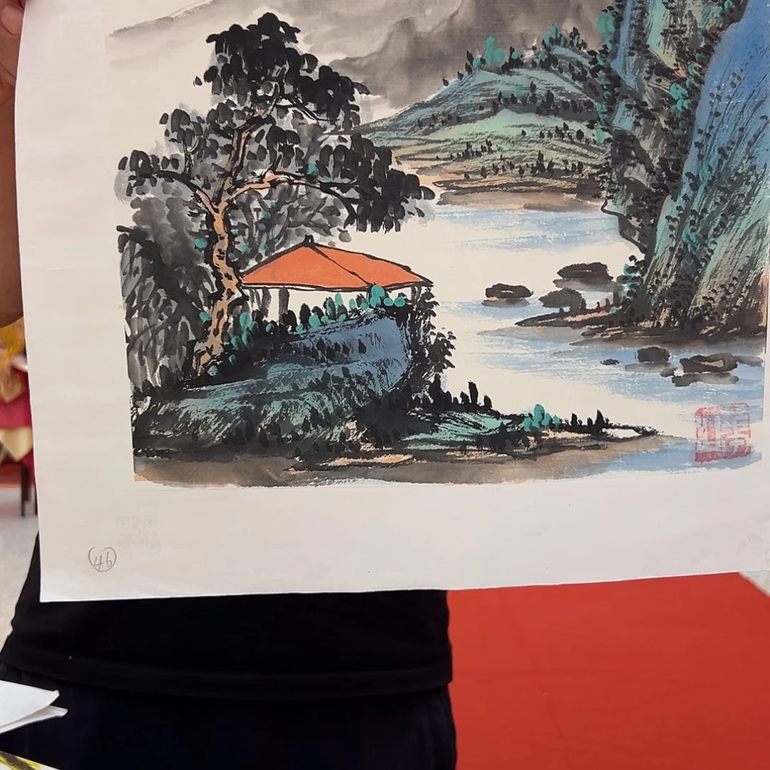 国画姜国华展览原作