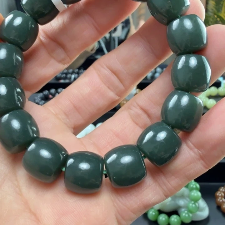 和田玉未镶嵌手链