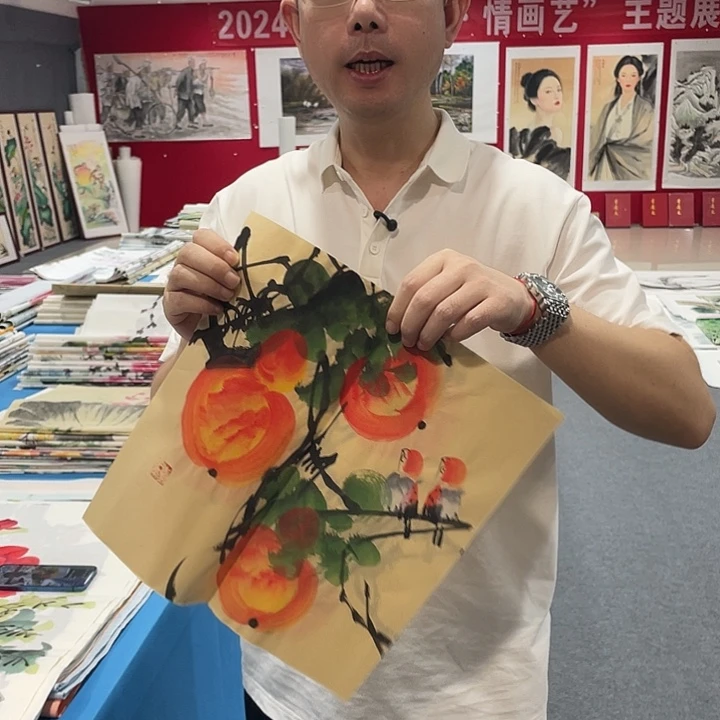 国画今天早上国画作品欣赏