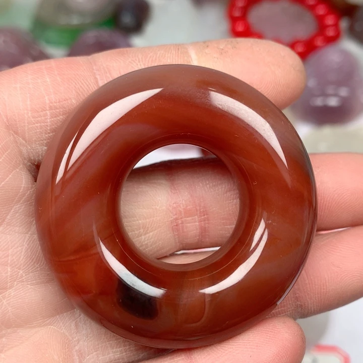 玛瑙/玉髓颈饰未镶嵌闹*