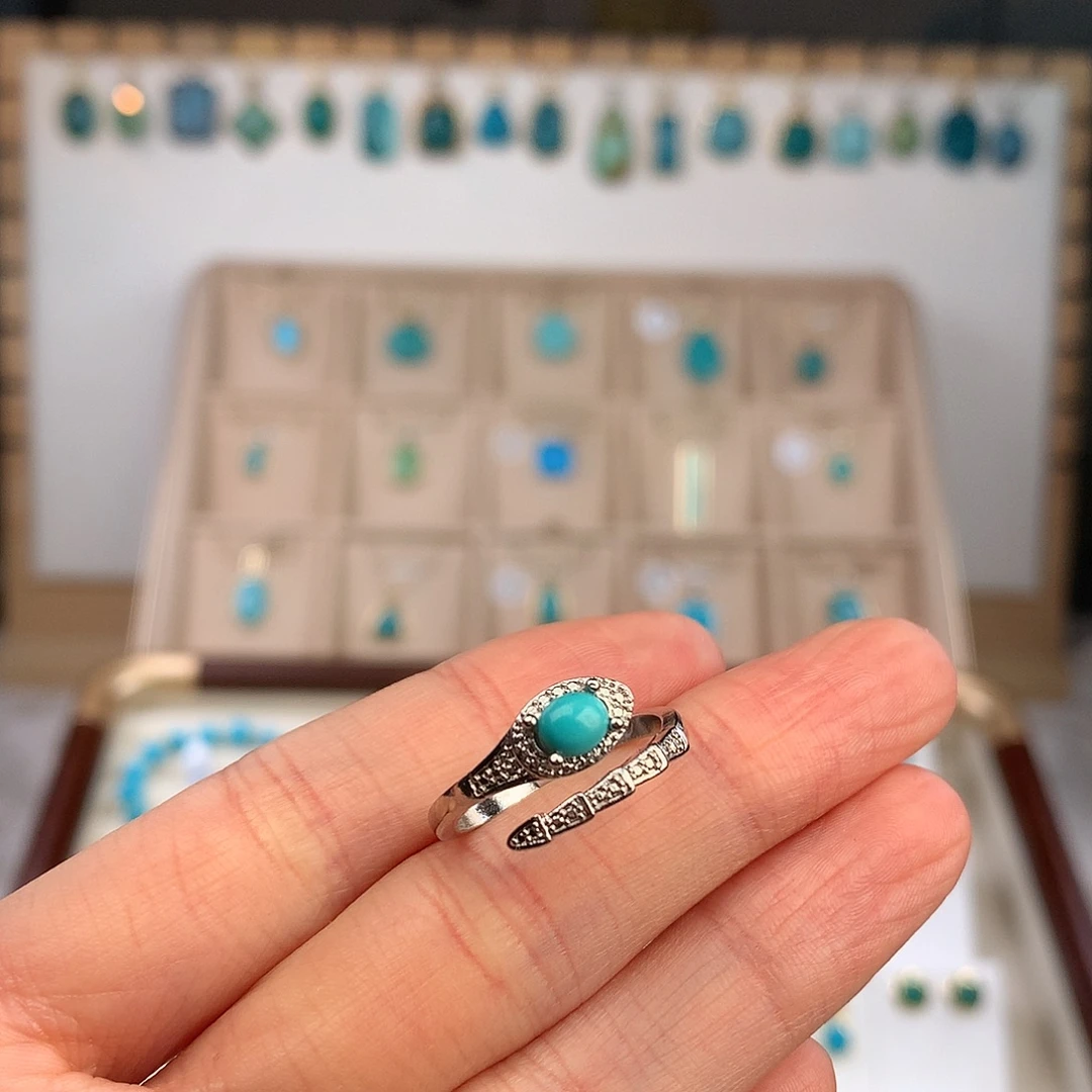 绿松石未镶嵌戒指