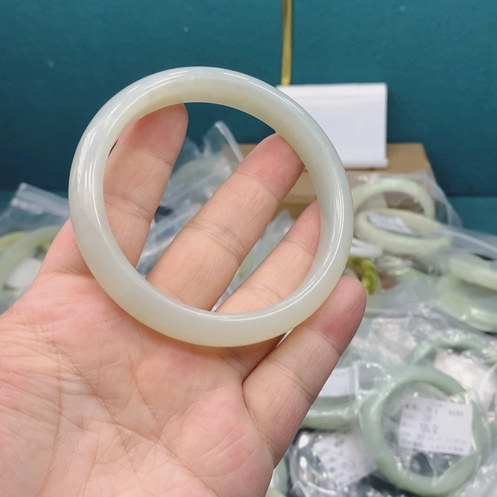 心***愿蛇纹石玉未镶嵌手镯