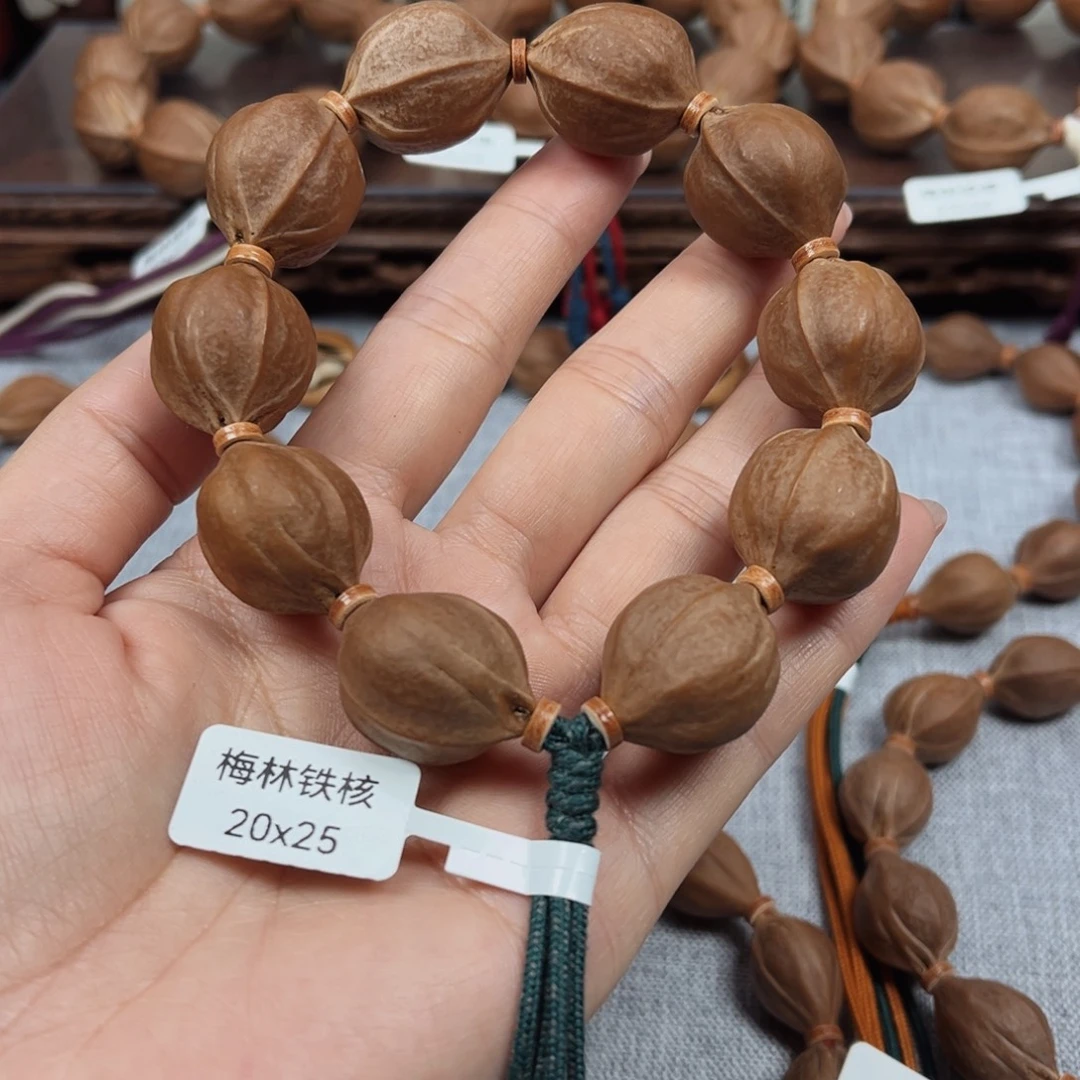 好***满橄榄核吊坠梅林铁核20.25