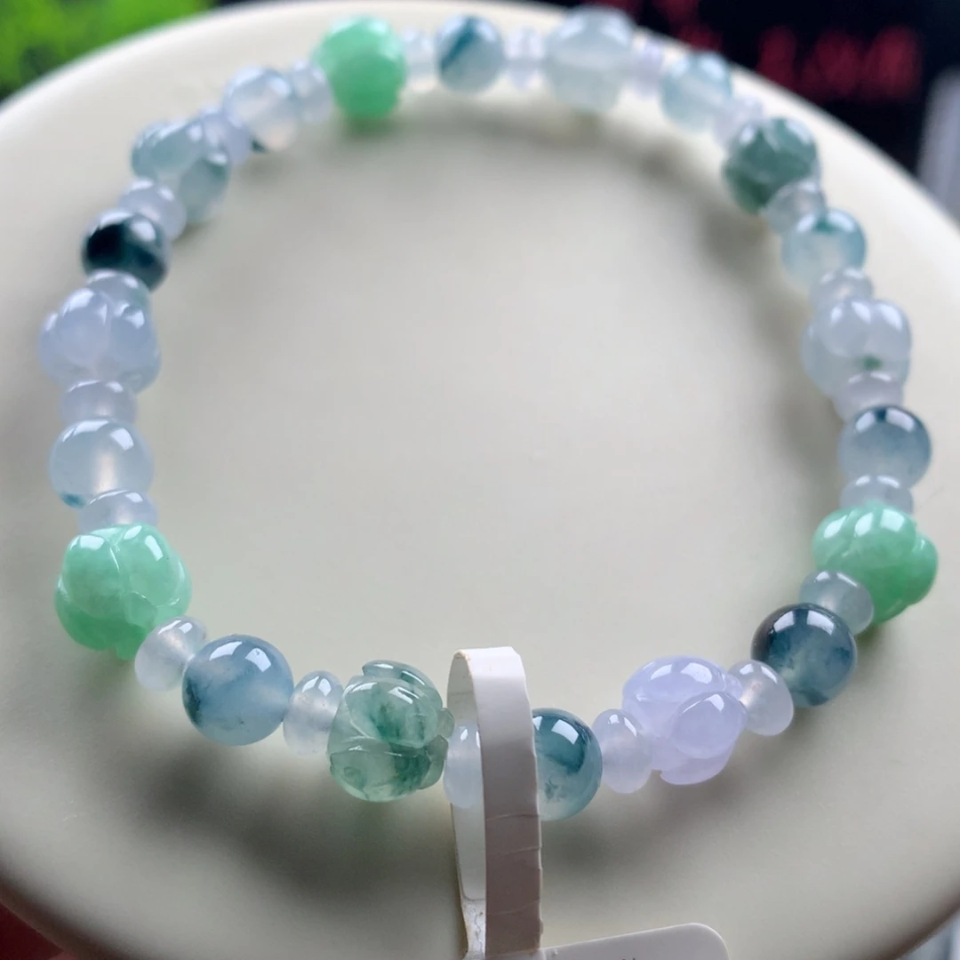 翡翠未镶嵌手链卡4.7/卡6/卡7.7