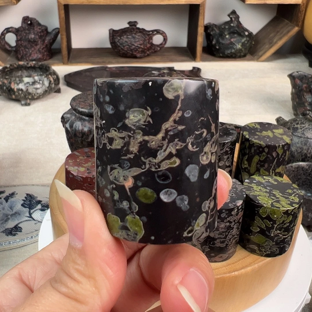 指***沙梅花玉盖置茶周边