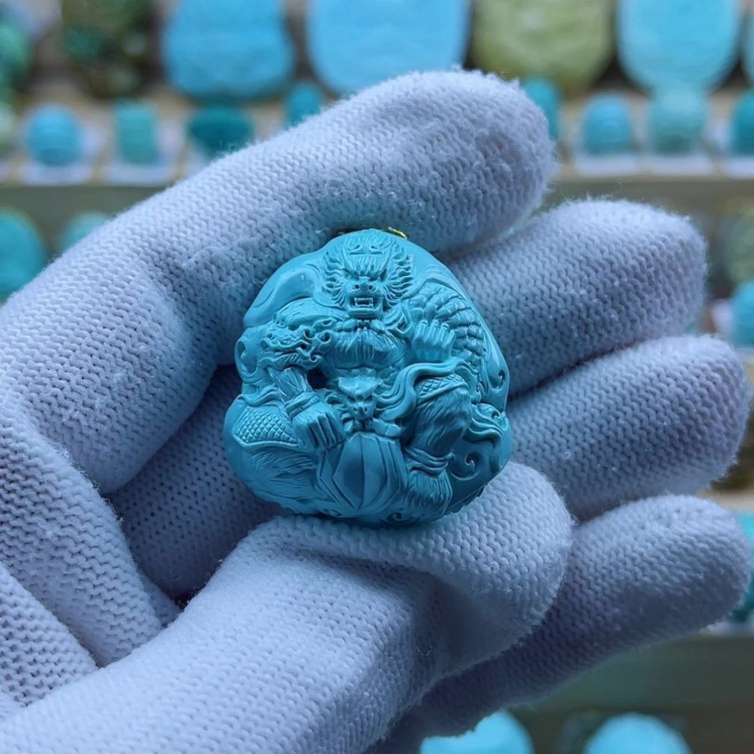 绿松石未镶嵌珠宝奇石