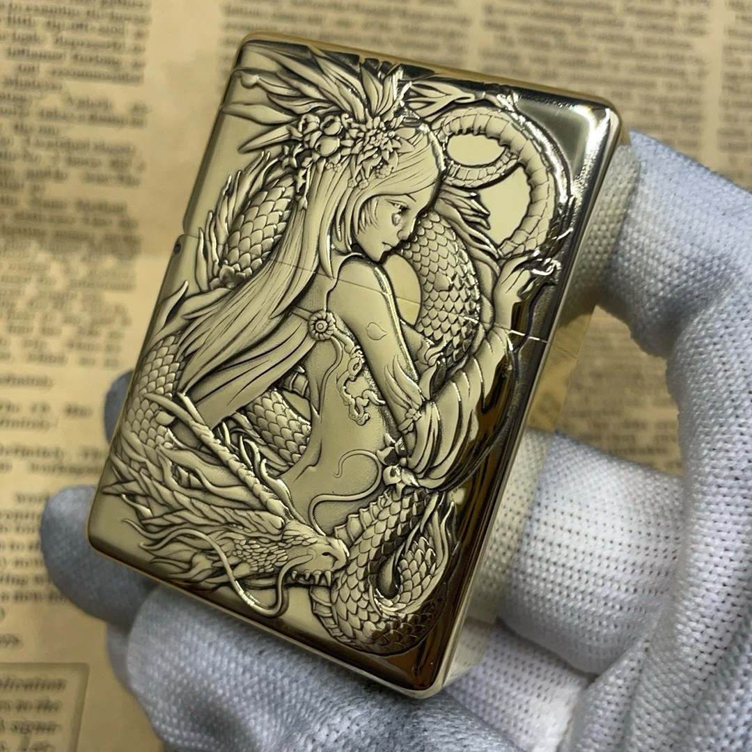 佐罗重甲912s龙凤女200克左右煤油打火机