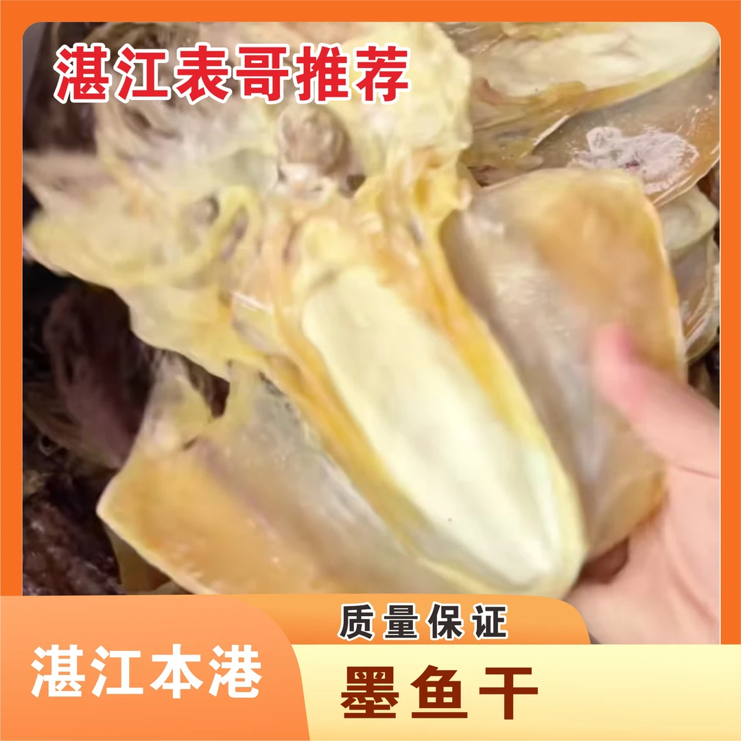 湛江 墨鱼干淡晒目鱼乌贼干货煲汤海鲜佳品