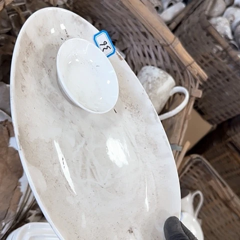 瓷片国营厂库存微瑕27厘米36