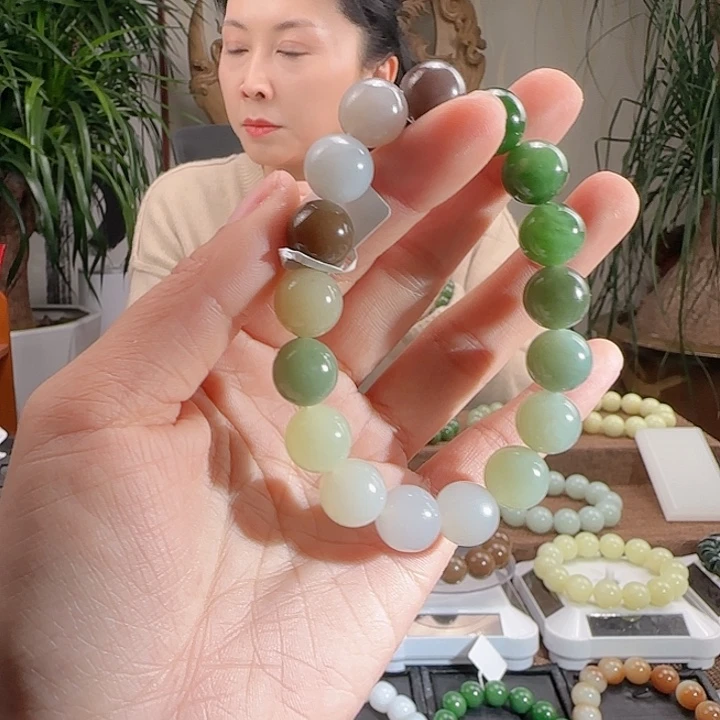 和田玉手串未镶嵌