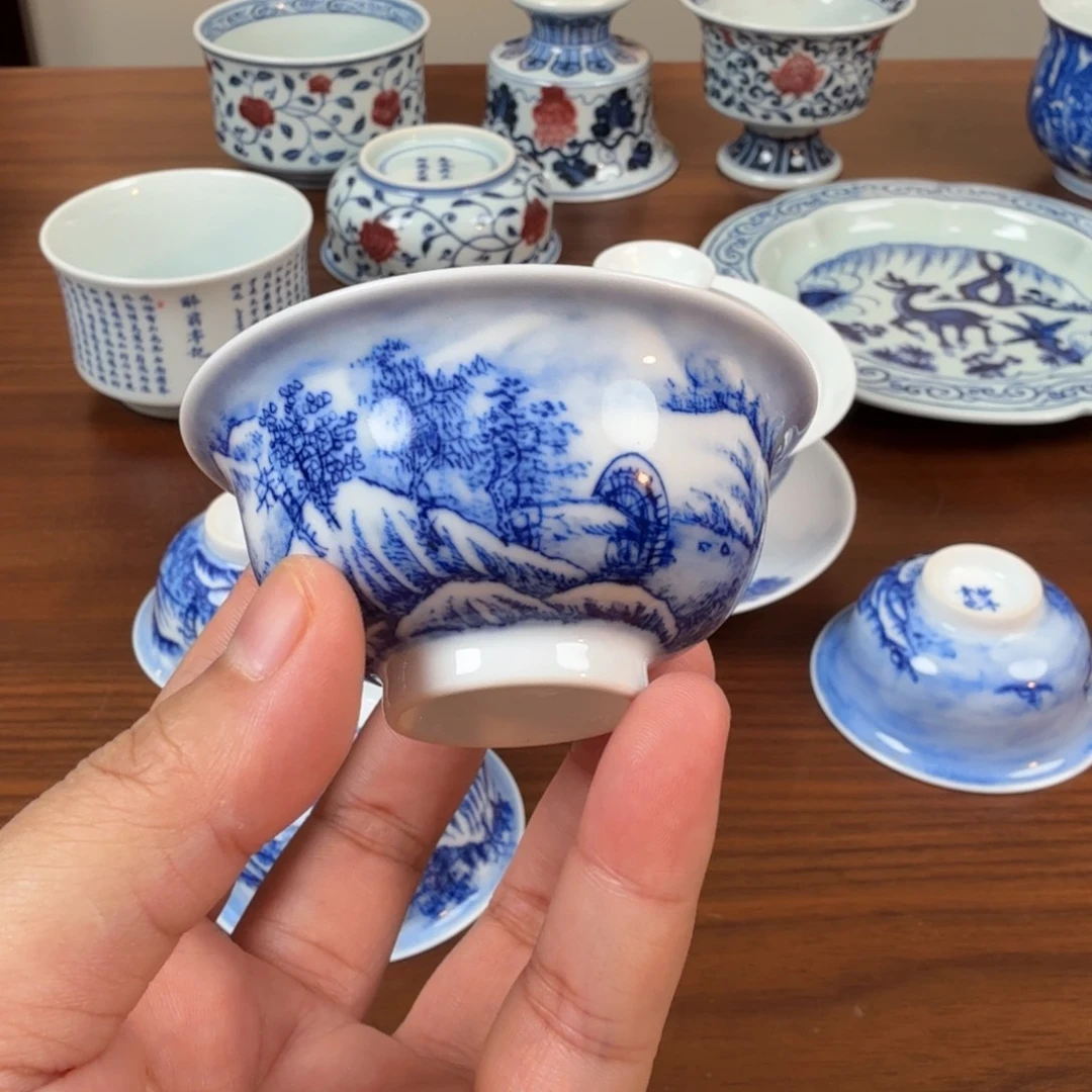 史***里九段妙手青花套组