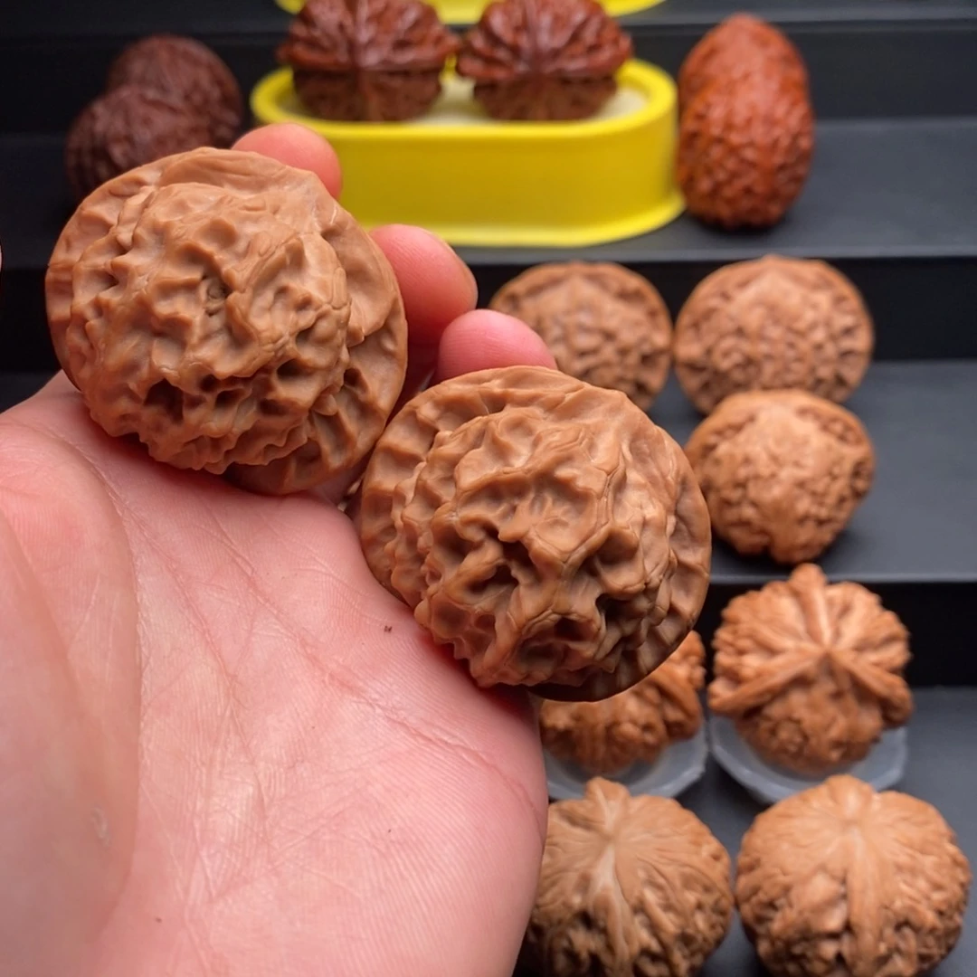 把件文玩核桃野龙鳞45