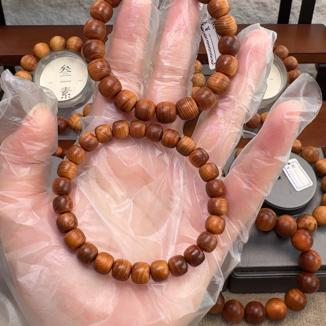 柏木（崖柏）手串/手链1.0精品黑油老型