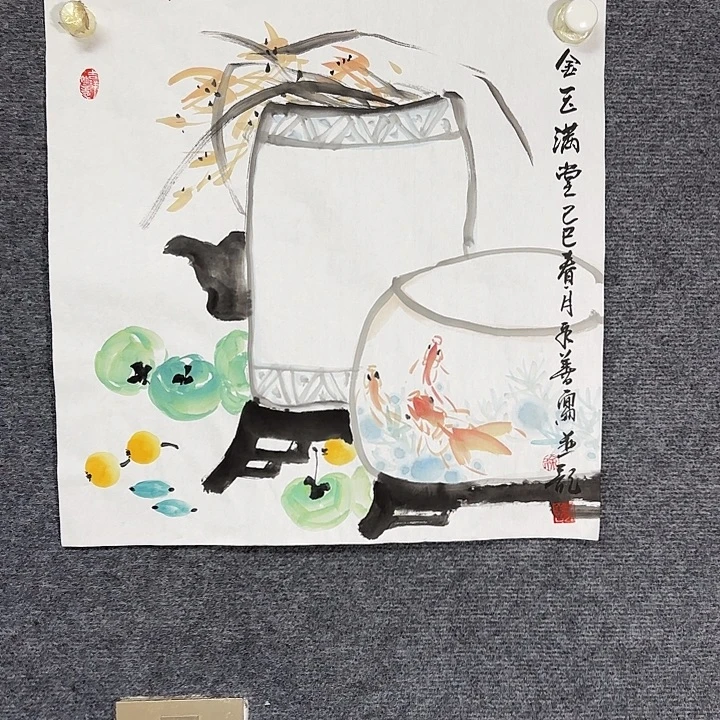 国画国画花鸟画作品