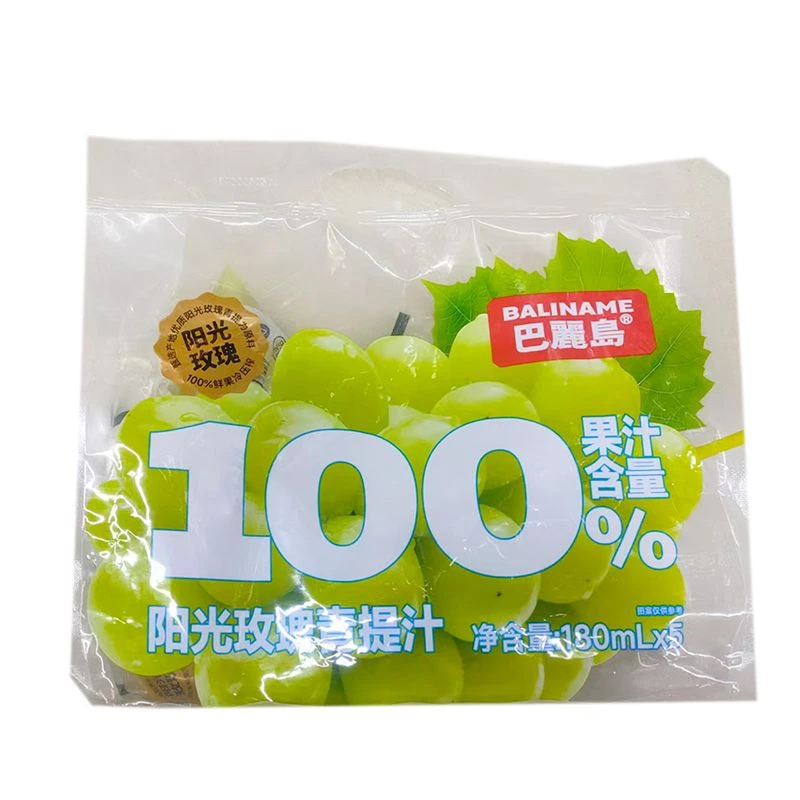 巴麗岛阳光玫瑰青提汁 180mLx5/袋