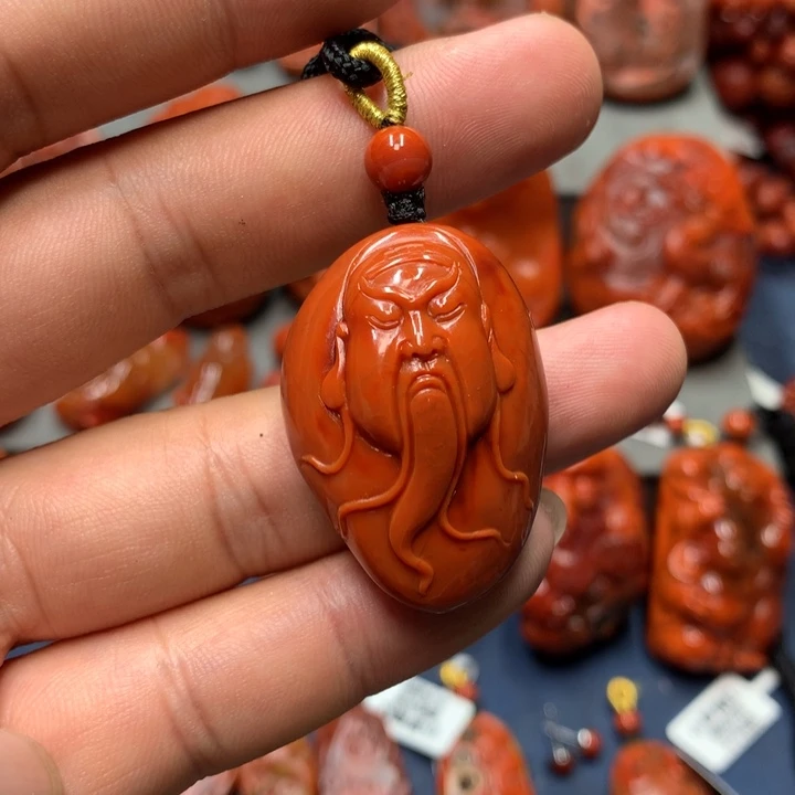 吊坠(不含链)未镶嵌南红玛瑙