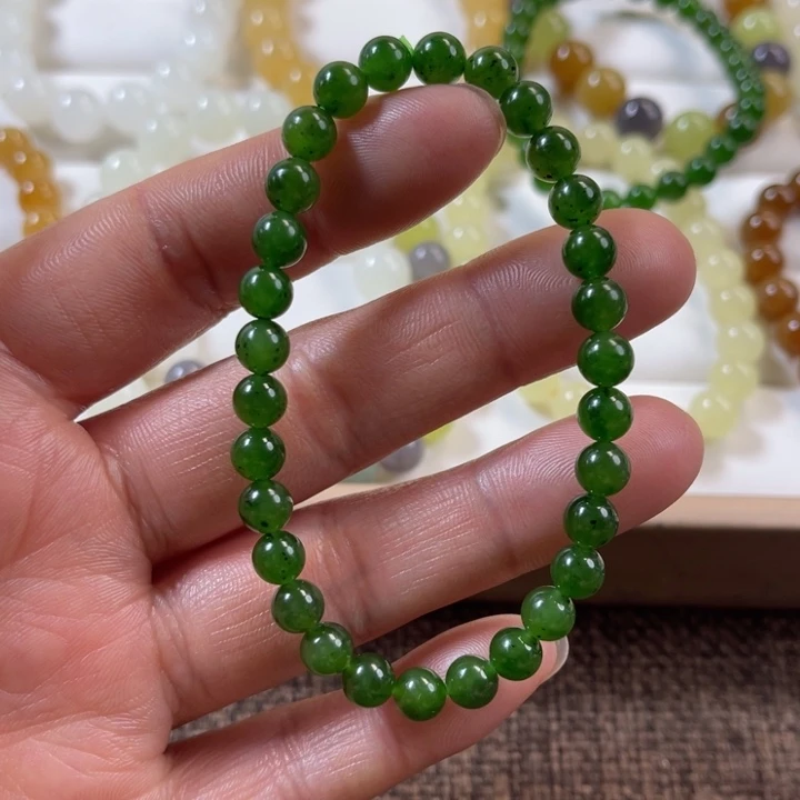 和田玉未镶嵌手串