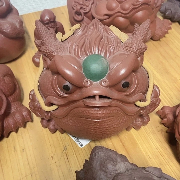 古***止紫砂茶宠宜兴紫砂金蟾