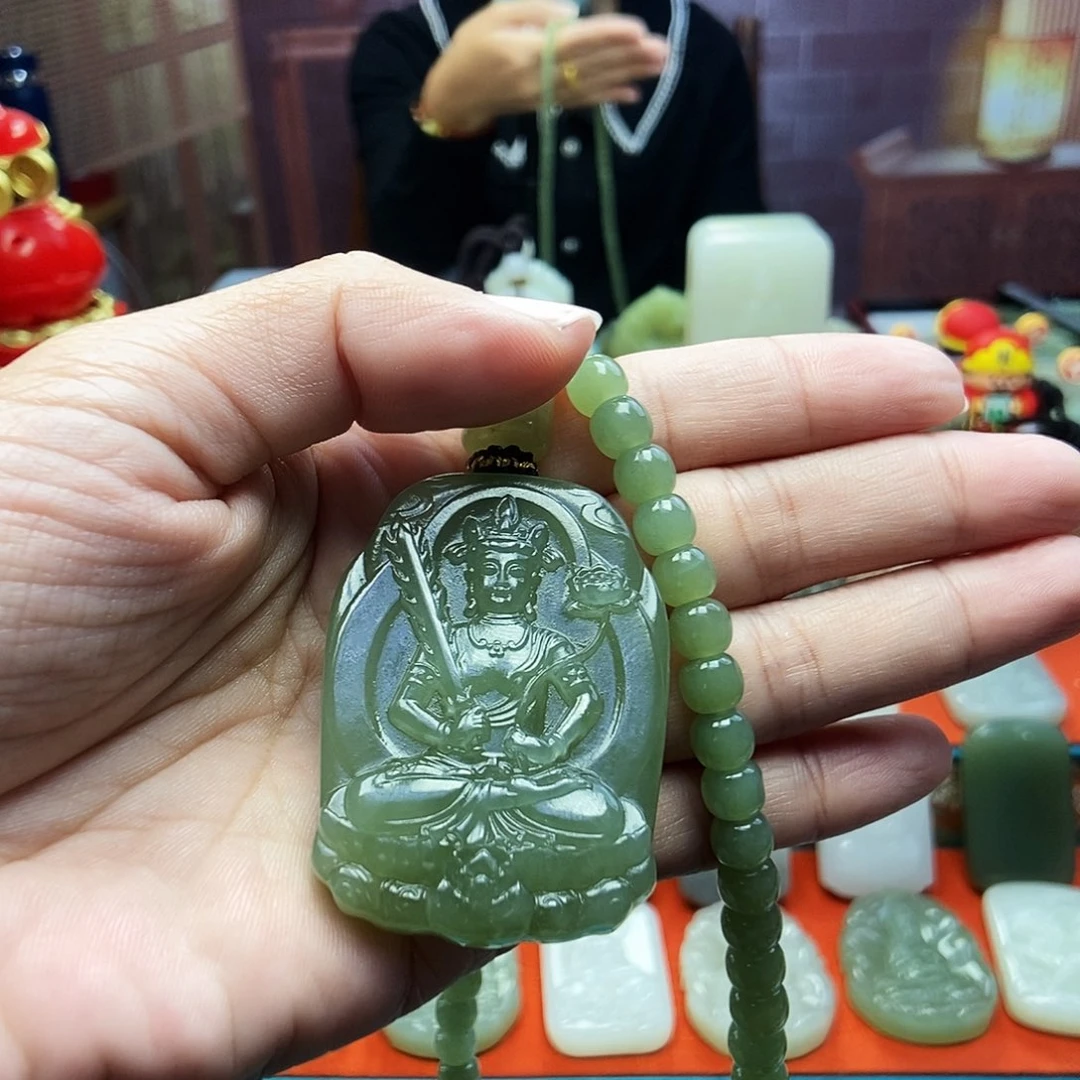 颈饰未镶嵌和田玉用****来