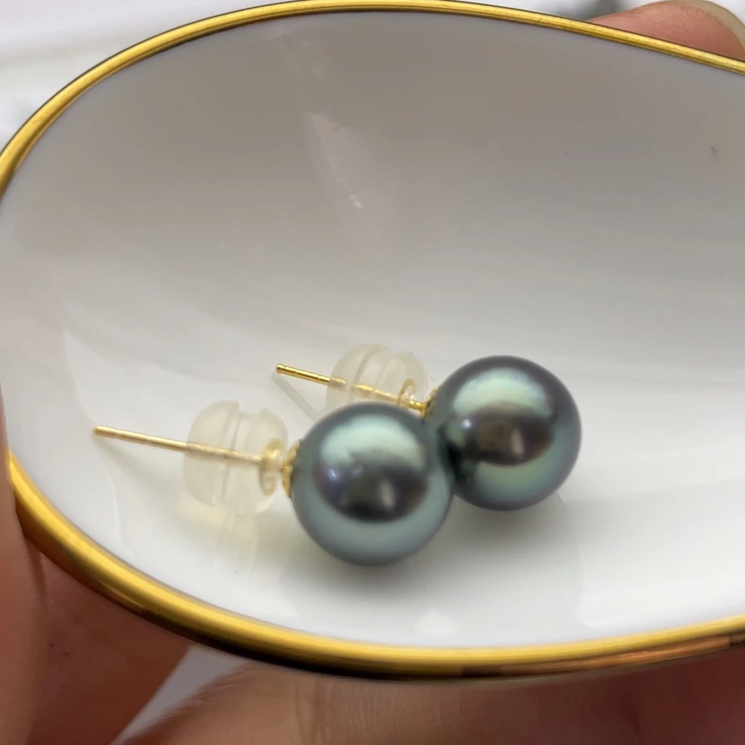 海水珍珠未镶嵌耳饰