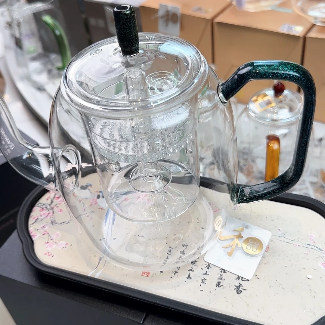 禾器宝蓝金富蕴壶