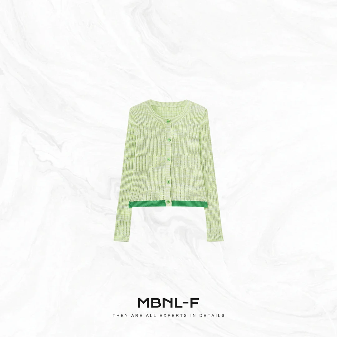 MBNL-F“特调马卡龙” 高定45支幻彩丝天丝亚麻开衫 秦磊XM-XMY2265