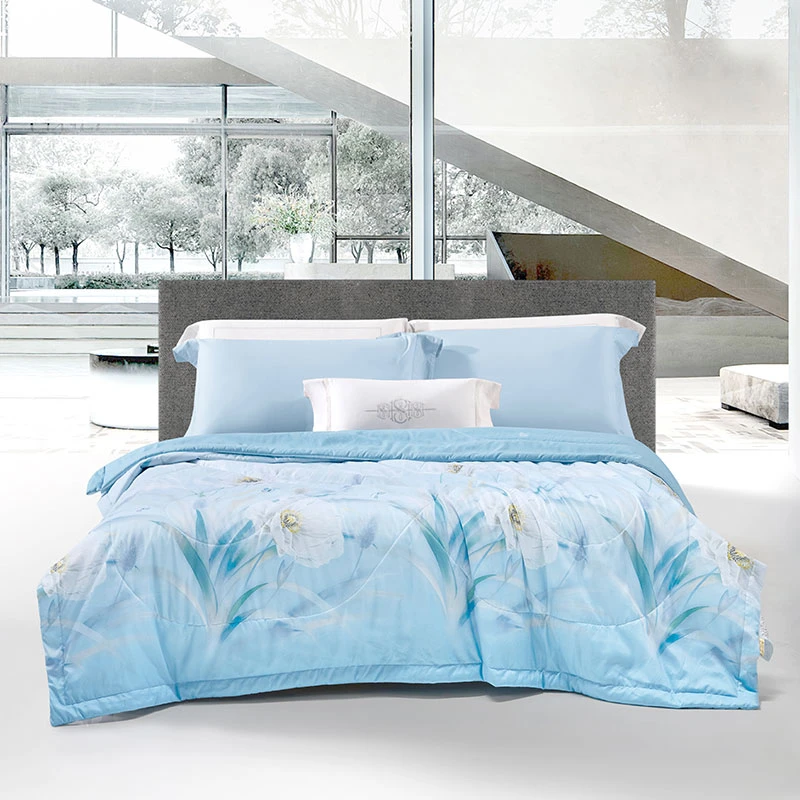 水星家纺净醛抗菌亲肤夏凉被 清爽舒适家用床上用品