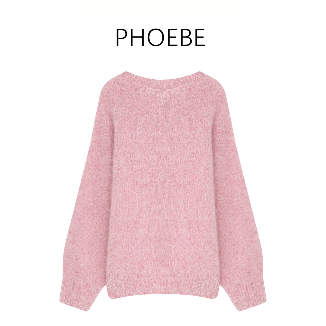 【特别的粉】PHOEBE叶姐 定制色系韩系毛衣HF5100343C