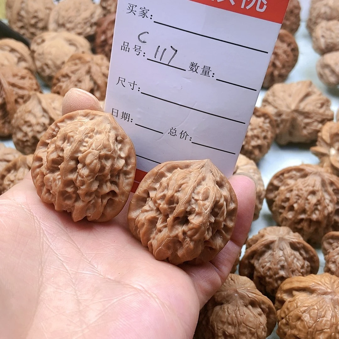 把件桃核117号龙娃37尺蜡皮