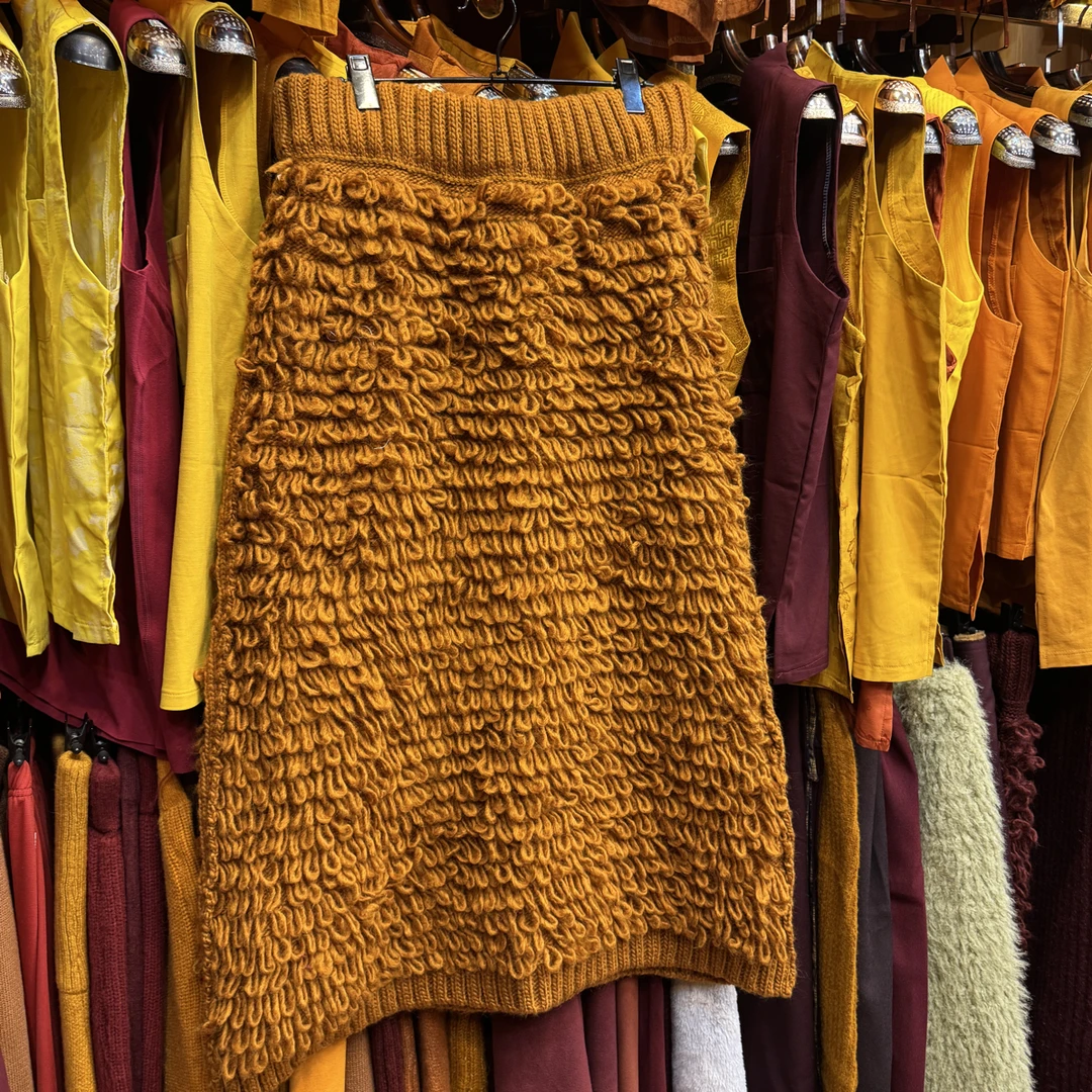 一套新款羊毛厚款加厚裙子有两个颜色