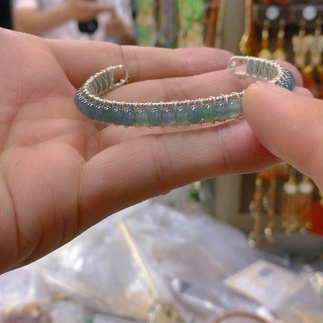 翡翠合金耳饰翡翠