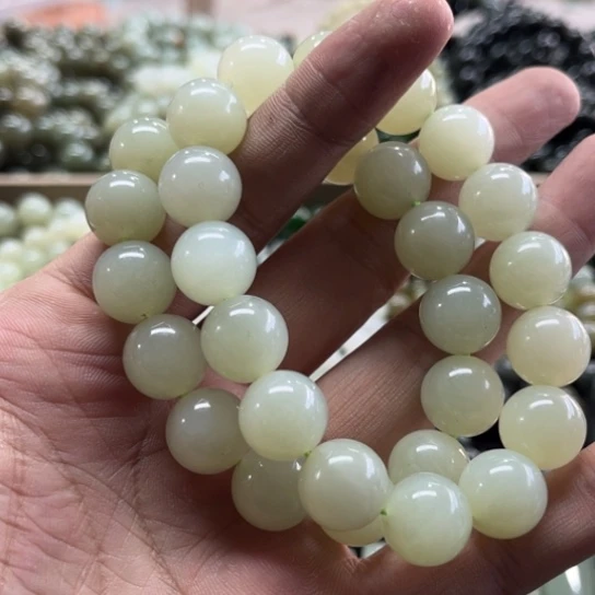 和田玉钢板料手串卡14多样性拍一发一未镶嵌